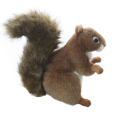 Red Squirrel Realistic Soft Toy by Hansa
